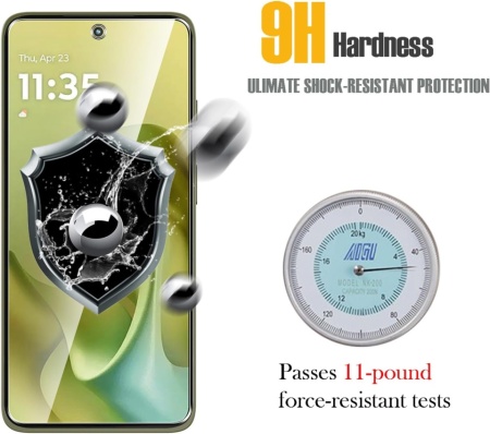 Set 2 Folii de Sticlă Securizată WFTE pentru Motorola Moto G86 / G86 5G, Duritate 9H, Rezistență la Zgârieturi și Amprente, Aplicare Fără Bule, Transparentă - Img 3