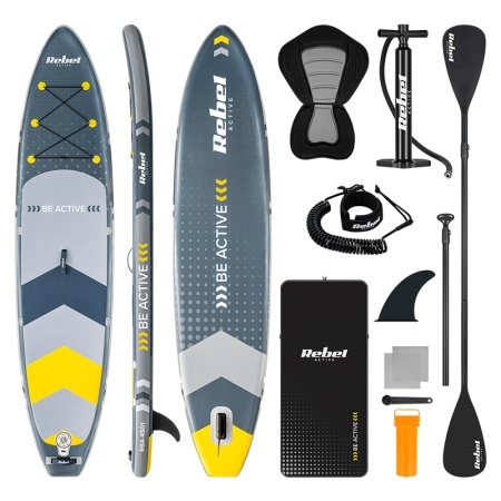 SET PLACA GONFLABILA STAND UP PADDLE SCAUN 350X80X15 CM - Img 2