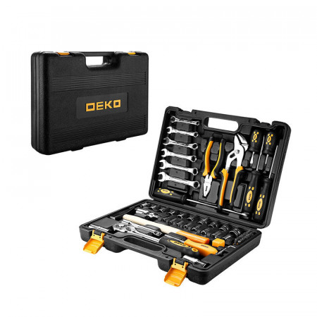 Set scule Deko Tools DKMT63, 63 buc