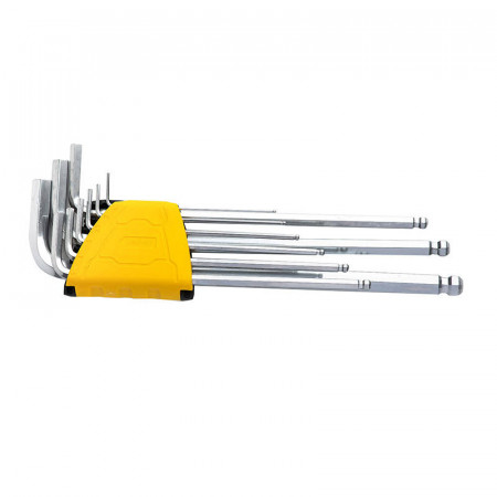 Seturi de chei hexagonale 1,5-10 mm Deli Tools EDL3080 (argintiu) - Img 3