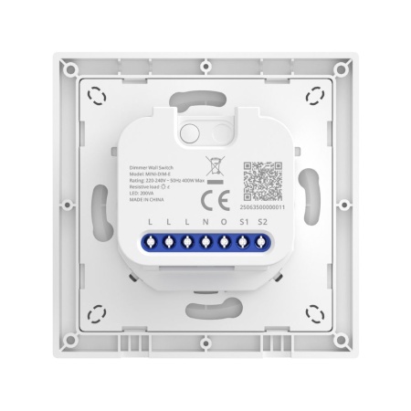 SONOFF Orb-DIM Matter over Wi-Fi Dimmer Wall Switch – dimmer switch with power monitoring, Matter, Wi-Fi, white (MINI-DIM-E) - Img 4