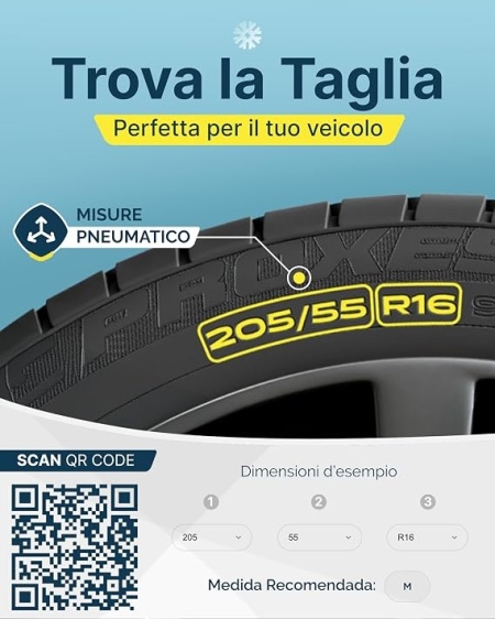 Șosete de Zăpadă Antiderapante pentru Mașină ARCOL Nova (ARLUM), Husă Textilă din Polipropilenă pentru Anvelope, Tracțiune pe Zăpadă și Gheață, Pachet Complet cu Mănuși și Geantă Impermeabilă, 900 g - Img 5