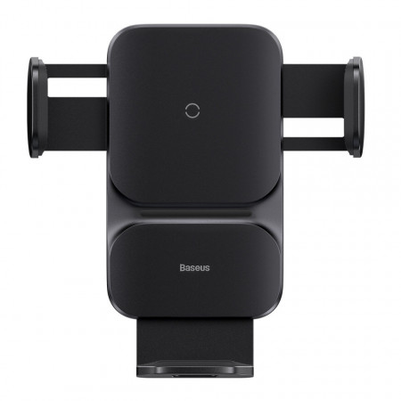 Suport auto pentru telefon auto cu incarcare wireless Baseus Wisdom pentru neagra (CGZX000001) - Img 6