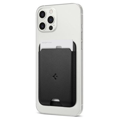 Suport de carduri SPIGEN VALENTINUS MAGSAFE negru - Img 5