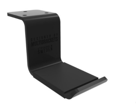 Suport de casti Multibrackets MB-1886, cu prindere de birou , Negru - Img 3