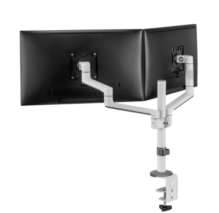 Suport dublu mon. birou NM 17&quot;-27&quot; alb - Img 2