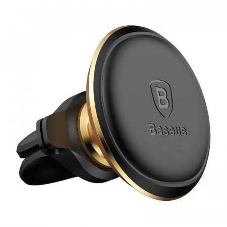 Suport magnetic pentru gratar auto Baseus Magnetic Air Vent (auriu) - Img 3