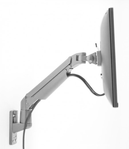 Suport Monitor LCD/LED Gas Lift Multibrackets 9383, 15-32" + adaptor de perete MB-1336, Alb, min. 2 - max. 10 kg