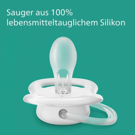 Suzeta Philips Avent ultra air - pachet 4, fara BPA, suzeta respirabila pentru bebelusi 6-18 luni, inclusiv cutie de transport si sterilizare, broasca testoasa/balena (model SCF085/66) - Img 6