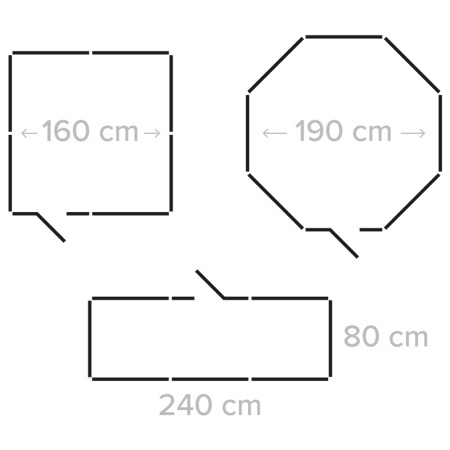 TARC MODULAR PENTRU CAINI 8 PANOURI 80X100 CM REBEL ANI - Img 9
