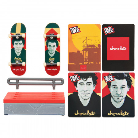 TECH DECK PACHET CU OBSTACOL FINGERBOARD JAMES - Img 2