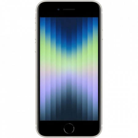 Telefon mobil Apple iPhone SE 3, 2022, 64GB, 5G, Starlight
