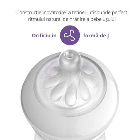 Tetina Philips Avent Natural Response SCY966/02, +6 luni, tetina care functioneaza ca sanul mamei, tetina fara scurgeri, debit 6, pentru lichide cu densitate crescuta, fara BPA, 2 bucati - Img 6