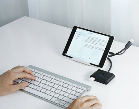 Ugreen USB 3.2 Gen 1 HUB 4x USB negru (CR113 20291) - Img 2