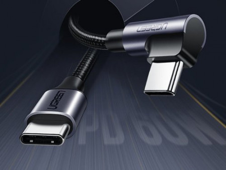 Ugreen USB tip C - USB tip C Putere de livrare 60 W 20 V 3 A 2 m cablu negru-gri (US255 50125) - Img 8