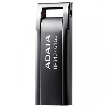 USB ADATA UR340 64GB BLACK METALIC