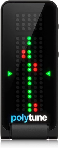 Acordor Polifonic de Capăt cu Cleștină TC Electronic PolyTune Clip Black, Afișaj Stroboscopic de Înaltă Precizie, Negru Lucios - Img 5