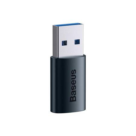 Adaptor Baseus Ingenuity USB-A la USB-C OTG (albastru)