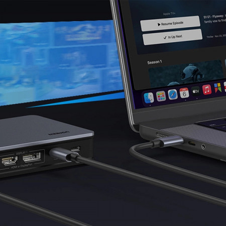 Adaptor multifunctional Ugreen CM615 USB-C - gri - Img 3