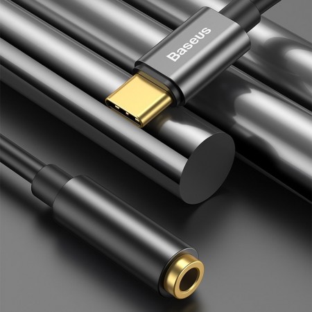 Adaptor USB Type C la Jack 3.5mm , Baseus , negru (CATL54-01) - Img 5