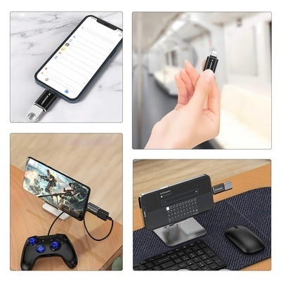 Adaptor Wozinsky WALA-01 Lightning la USB-A OTG - Negru - Img 3