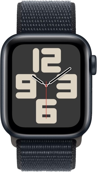 Apple Watch SE 2nd Gen, Cellular, 40mm Midnight Aluminum Case with Midnight Sport Loop - Img 2