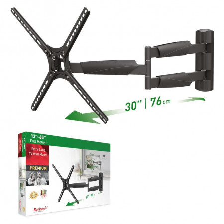 Barkan TV Wall Mount 13"- 65" Black