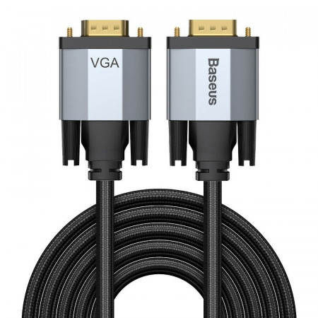 Baseus cablu adaptor bidirecțional 3m Enjoyment Series VGA la VGA