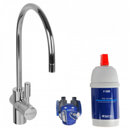 Baterie chiuveta bucatarie Brita mypure P1, filtru de apa