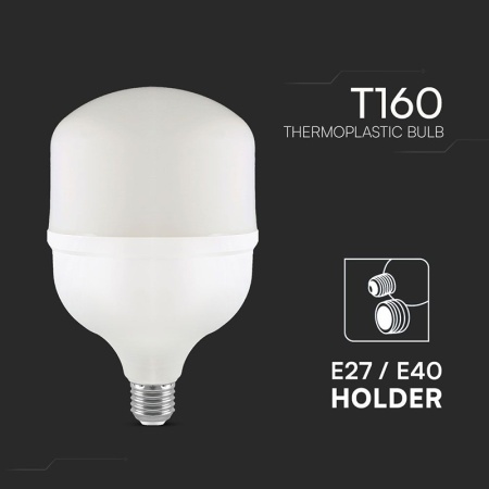 BEC LED T160 E27/E40 60W 6500K ALB RECE - Img 6