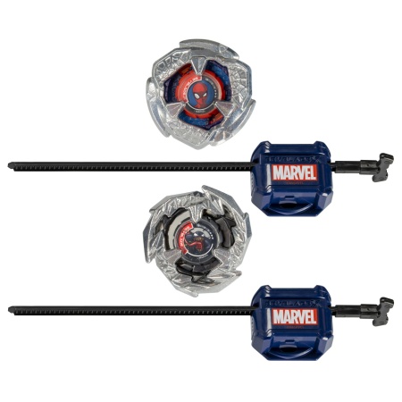 BEYBLADE X MARVEL SET DUO SPIDER MAN 3-60F SI VENOM 3-80N - Img 2