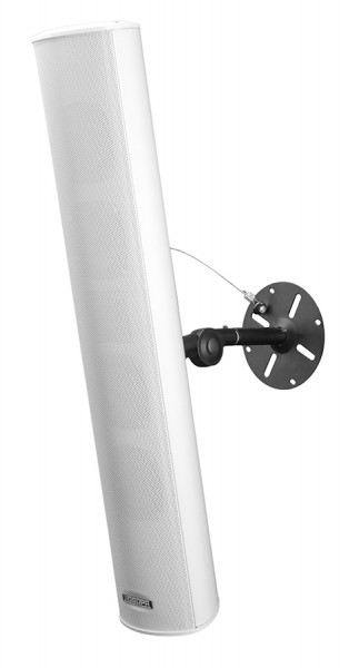 Boxe coloana 30W pe 100V DSPPA DSP255II, montaj ext / int, carcasa aluminiu, Waterproof, IP66, Alb (pereche)