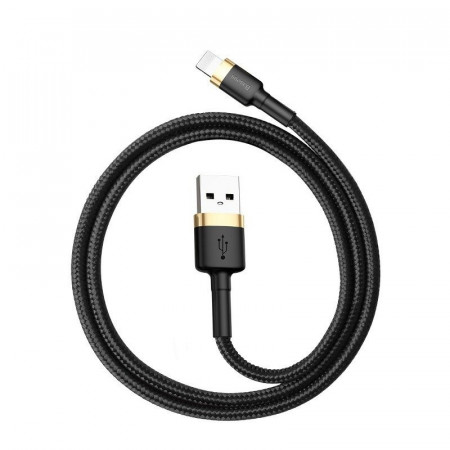 Cablu Baseus Cafule USB la Lightning, 2A - 3m , negru auriu