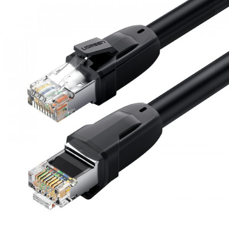 Cablu Ethernet Ugreen patchcord RJ45 Cat 8 T568B 20 m black (80728 NW121)