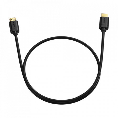 Cablu HDMI 2.0 Baseus, 4K 60 Hz 3D HDR 18 Gbps 1 m , negru (CAKGQ-A01) - Img 4