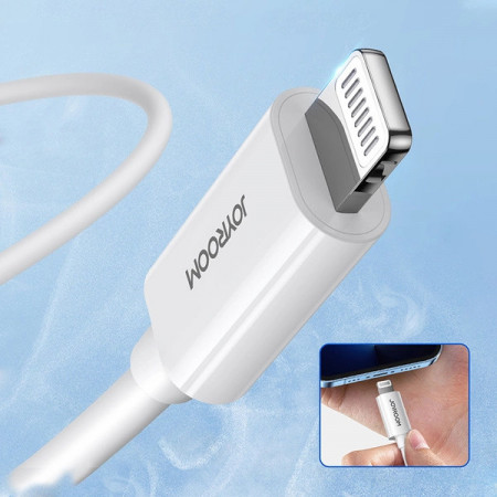 Cablu Joyroom MFi USB tip C - Lightning 27W PD 1.2m alb (S-M430) - Img 5