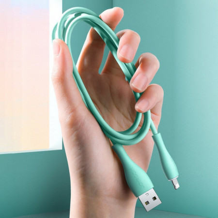 Cablu Joyroom USB - Lightning 2,4 A 1 m alb (S-1030M8) - Img 4