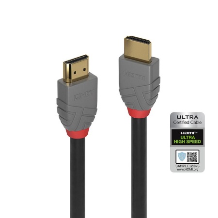 Cablu Lindy 1m HDMI Cable Anthra Line - Img 3