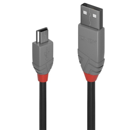 Cablu Lindy 2m USB 2.0 Type A to MiniUSB - Img 4