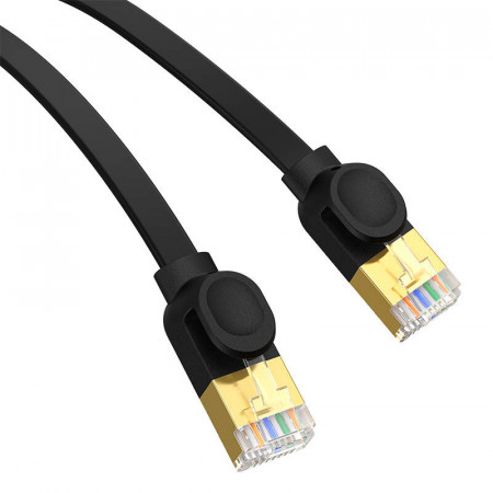 Cablu RJ45 Baseus Cat 7 Gigabit Ethernet 1m negru - Img 2