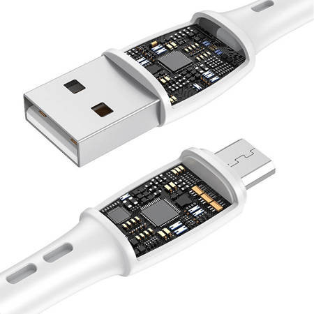 Cablu USB la Micro USB Vipfan Racing X05, 3A, 1m (alb) - Img 2