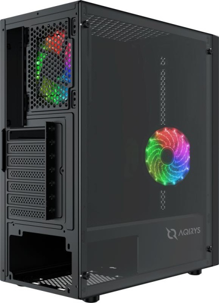 Carcasa AQIRYS Mizar ARGB, Mid-Tower, fara sursa, ATX, Black - Img 10