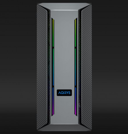 Carcasa AQIRYS Mizar ARGB, Mid-Tower, fara sursa, ATX, Black - Img 2