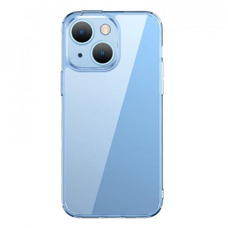 Carcasa din sticla transparenta Baseus SuperCeramic si set de sticla securizata pentru iPhone 14 Plus