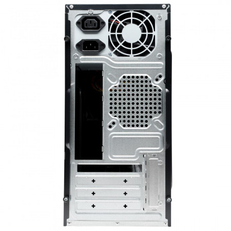 Carcasa Spacer, New Mercury, ventilor 12cm, HD audio, ATX Mid-Tower,sursa 500W Black - Img 3