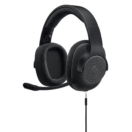 Casti gaming Logitech G433 surround 7.1, Negru