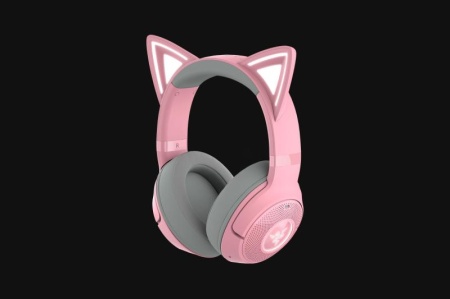 Casti Gaming Razer Kraken Kitty Edition V2 BT Quartz - Img 10