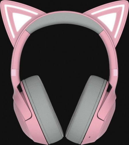 Casti Gaming Razer Kraken Kitty Edition V2 BT Quartz - Img 3