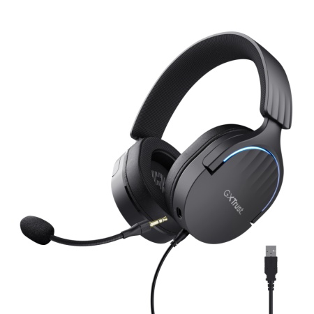 Casti Trust GXT 490P Fayzo cu fir, negru - Img 6