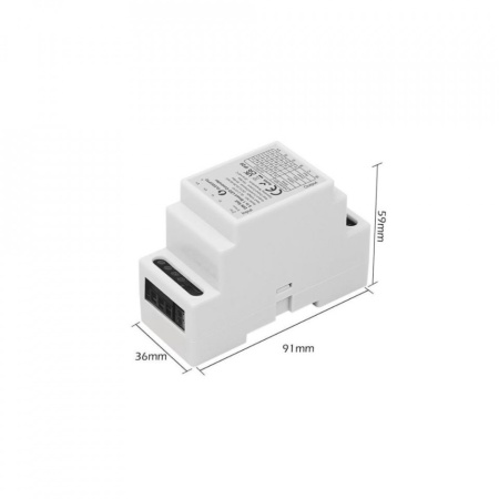 Controler LED Gledopto Zigbee Pro 5-în-1 (Zigbee+RF) 12V-54V DC, compatibil cu șină DIN - Img 3